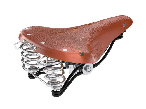 Brooks B66 皮革座墊 蜂蜜色