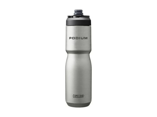 CamelBak Podium Steel 競速真空保冰單車水瓶 650ml - 金屬銀