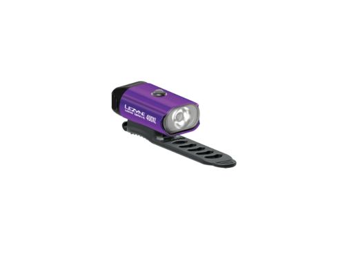 Lezyne MINI DRIVE 400 - PURPLE /HI GLOSS - 前燈 / 紫