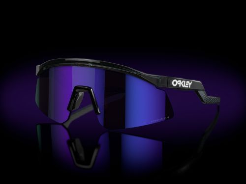 Oakley Hydra 運動休閒太陽眼鏡, 亮光黑鏡框, 深紫藍鏡片