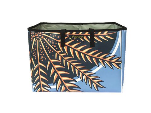 Demano Miramar Brompton 兩用花籃包-藝術(藍綠)