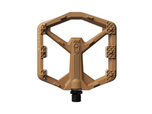 Crankbrothers STAMP 0 平板踏板 - 大 咖啡色
