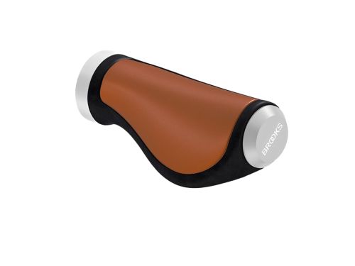 Brooks Ergonomic 皮革車手握 蜂蜜色 130/130