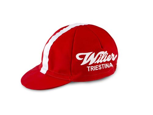 Wilier Triestina VINTAGE 經典款式車帽 紅色