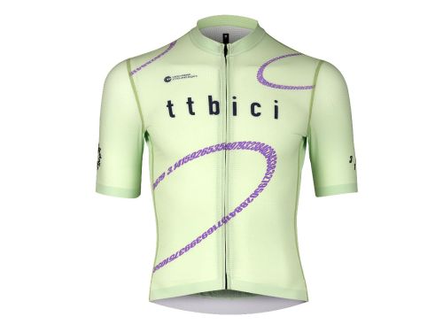 a Line Men's Lightweight Team Jersey 男款車隊版輕量車衣 / 萊姆綠