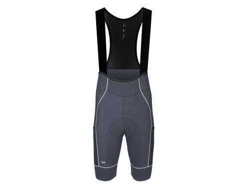 a Line Men's Cargo Bib Shorts 男款輕量口袋車褲 / 炭灰
