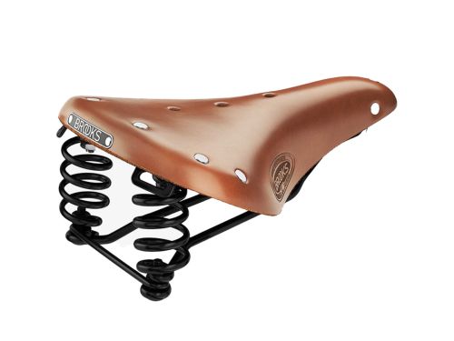 Brooks Flyer Short 皮革座墊 蜂蜜色