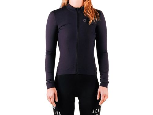 The Service Course Women Long Sleeve Winter Jersey 女款長袖車衣 黑色