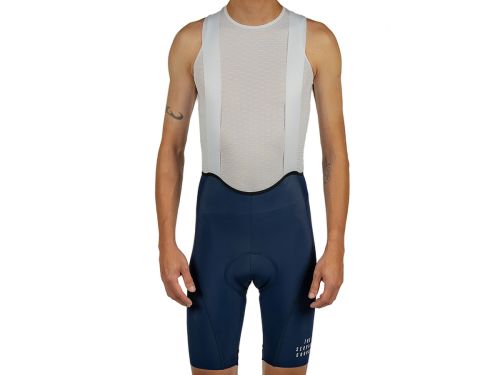 The Service Course Men's Logo Bib Shorts 男款連身車褲 - 海軍藍