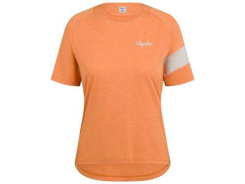 Rapha 女款 Trail 機能短袖T恤 橘色