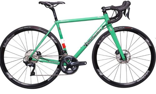 FIRE DISC CUSTOM Lamborghini Green + ITA on WITH FKTOSDISC FORK 