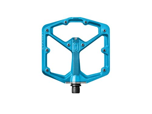 Crankbrothers STAMP 7 平板踏板 - 小 電鍍藍