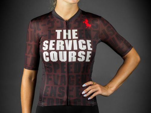The Service Course / Speedvagen Race Jersey 女性競賽車衣 紅色