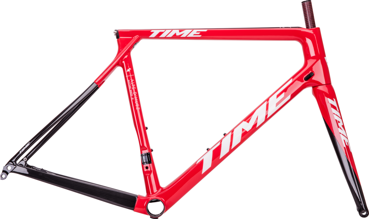TIME Bicycle - Alpe d'Huez 車架組 - XXS - Red