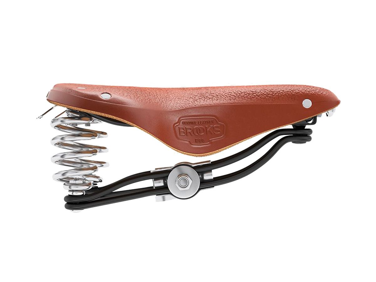 Brooks B66 皮革座墊 蜂蜜色