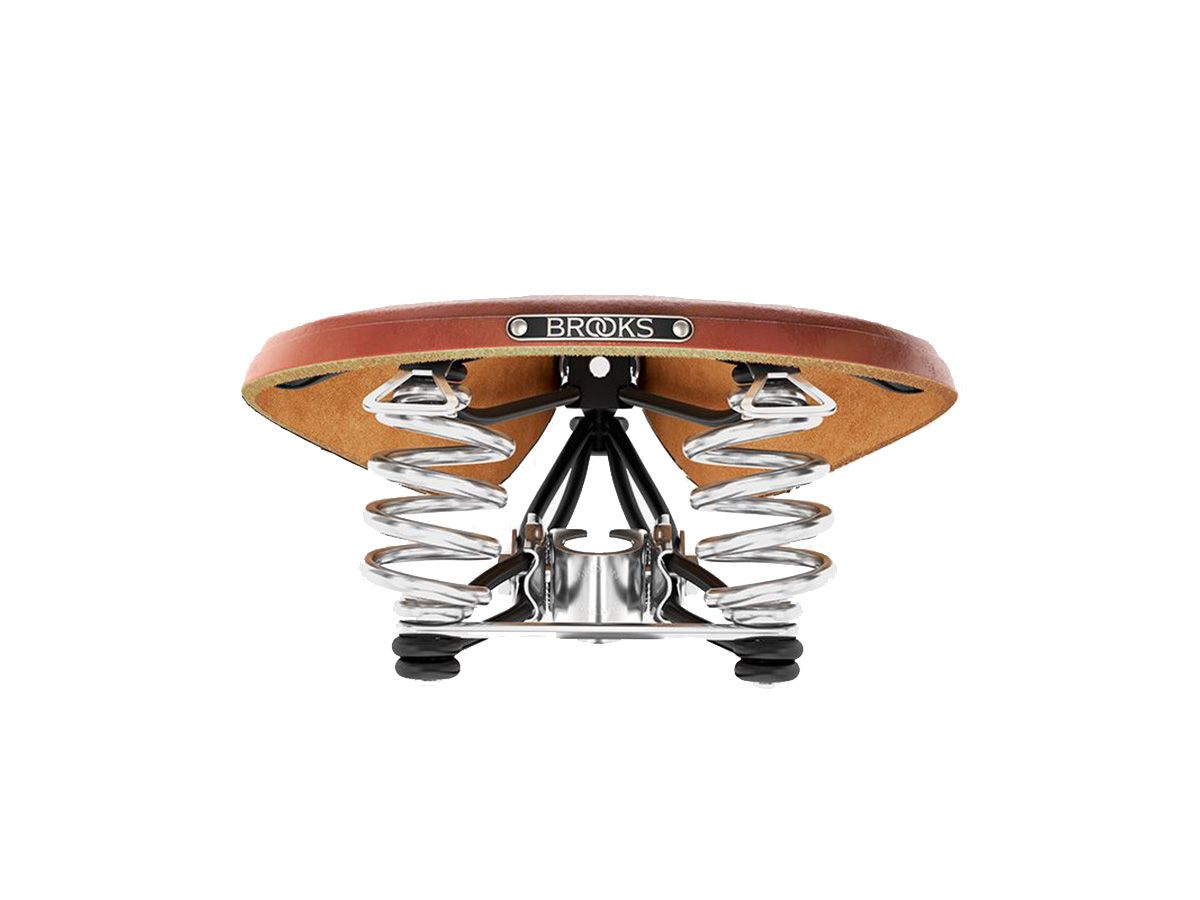 Brooks B66 皮革座墊 蜂蜜色