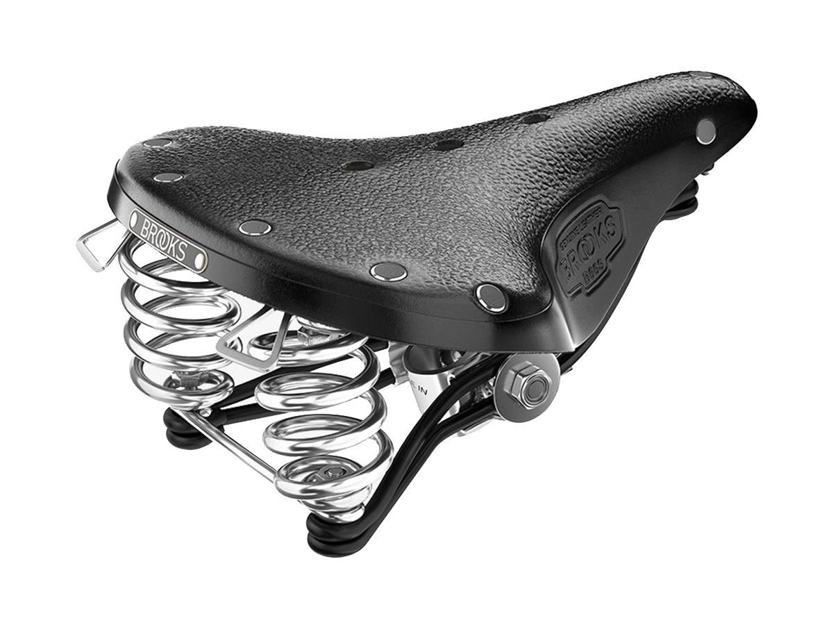 Brooks B66 Short 皮革座墊 鐵弓 黑色