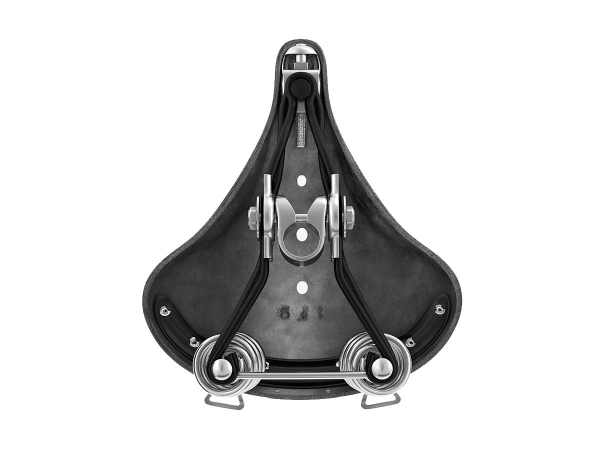 Brooks B66 Short 皮革座墊 鐵弓 黑色