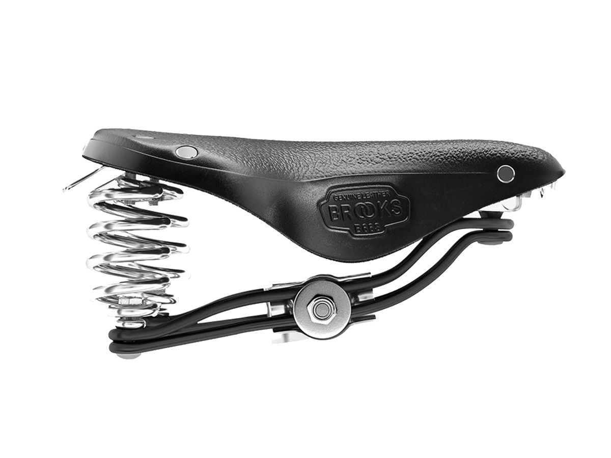 Brooks B66 Short 皮革座墊 鐵弓 黑色