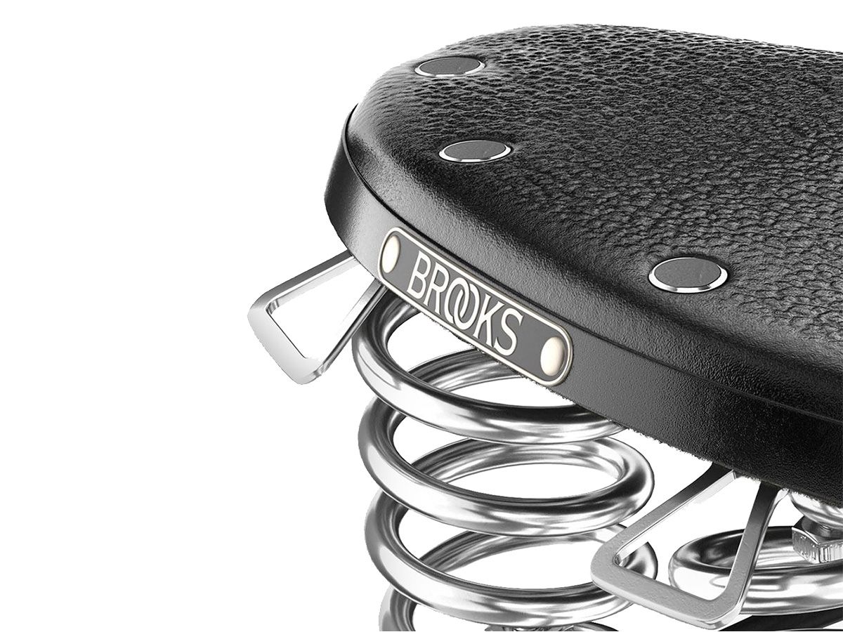 Brooks B66 Short 皮革座墊 鐵弓 黑色