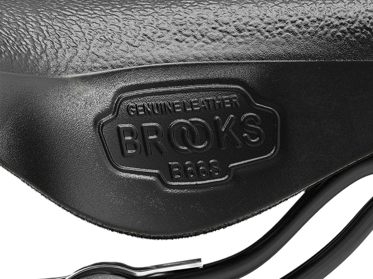 Brooks B66 Short 皮革座墊 鐵弓 黑色