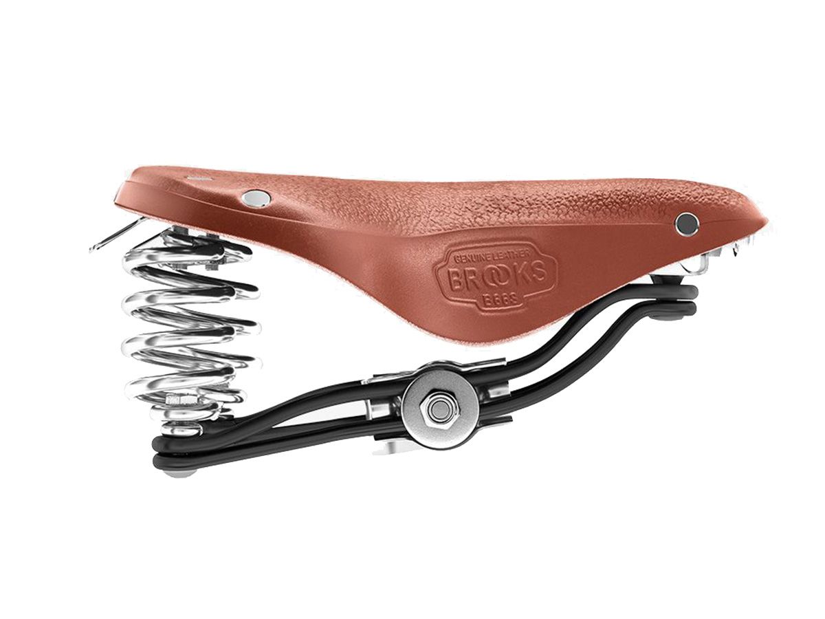 Brooks B66 Short 皮革座墊 鐵弓 蜂蜜色