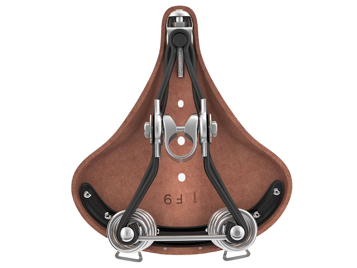 Brooks B66 Short 皮革座墊 鐵弓 褐色