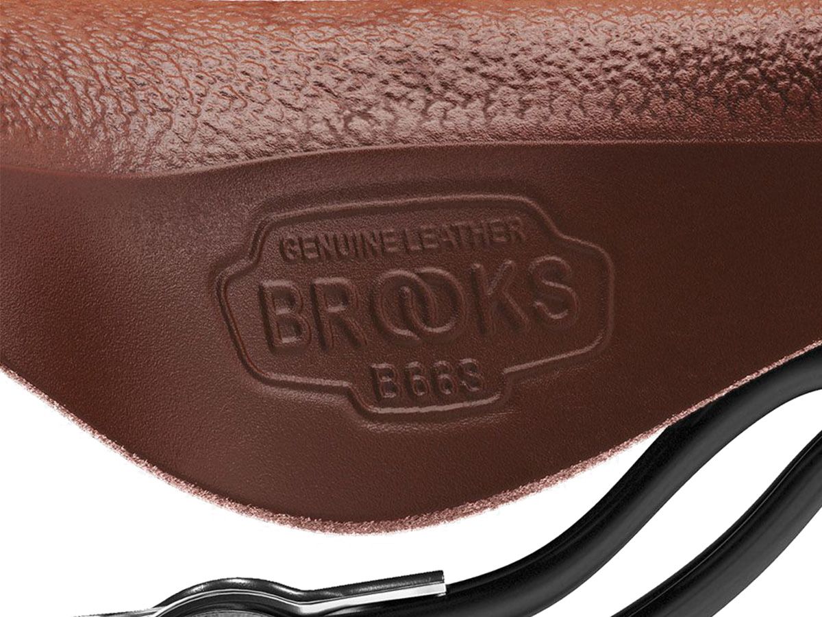 Brooks B66 Short 皮革座墊 鐵弓 褐色