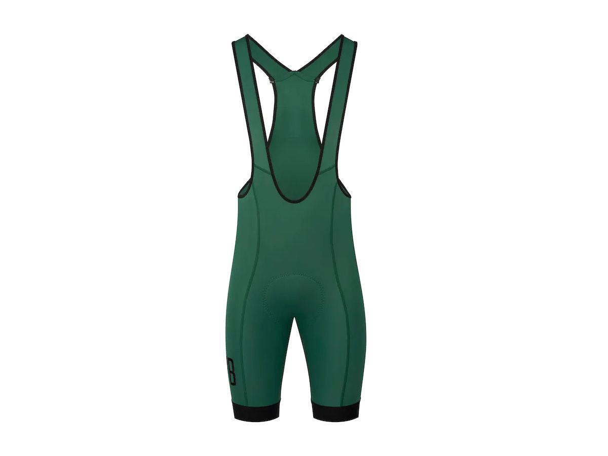 VB HUGO Thermal Bib Shorts 男款冬季車褲 森林綠 S