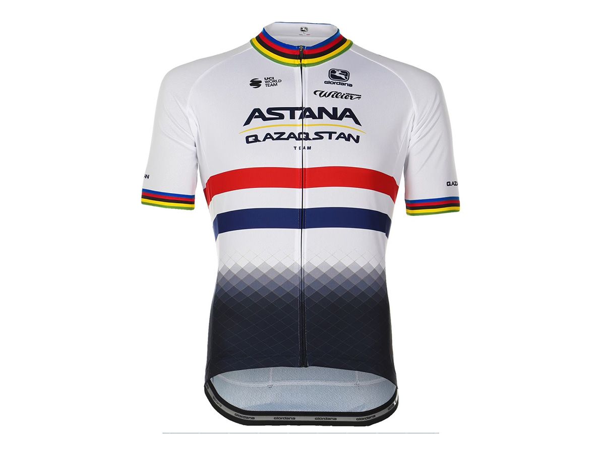 Giordana Astana Qazaqstan 2023 英國國家冠軍 FR-C Pro 男款車衣 XS