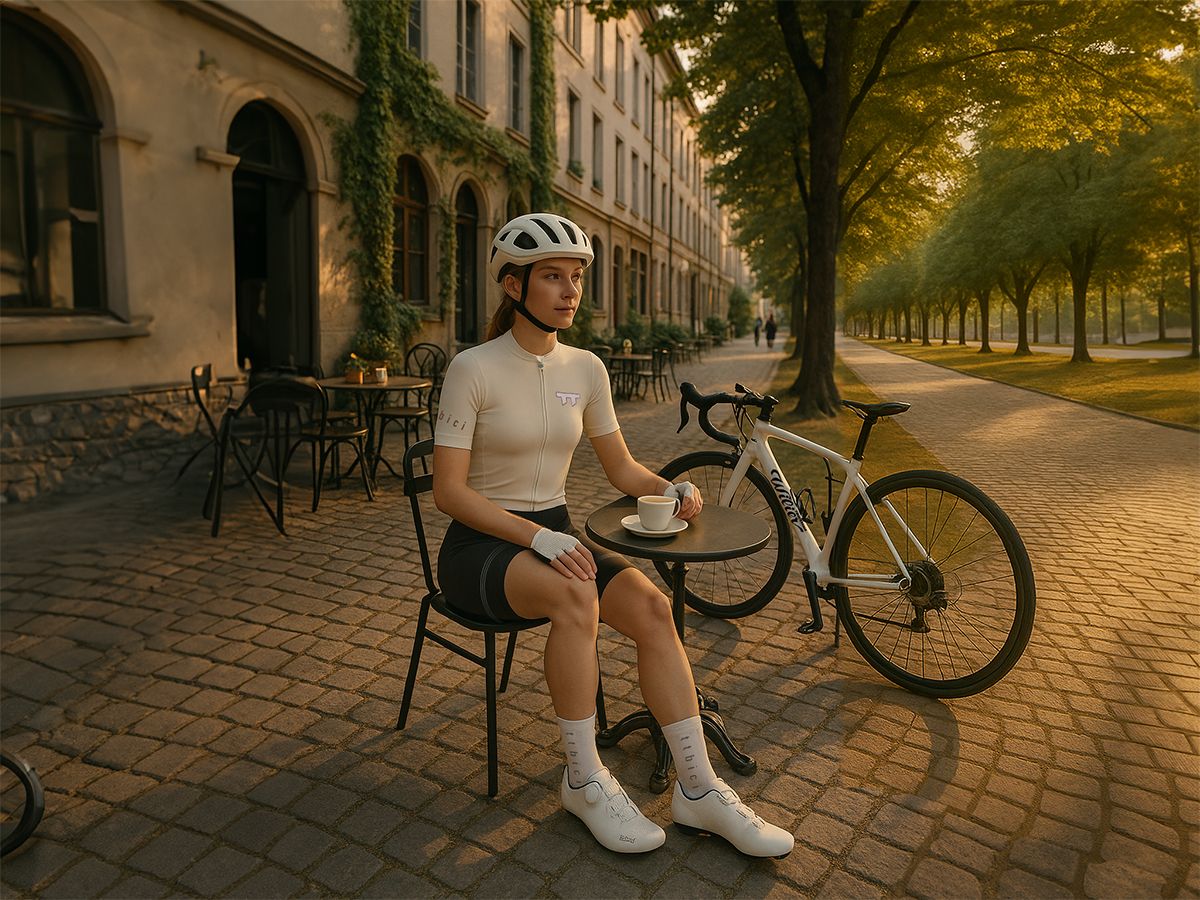 E Line Women's Classic Jersey 女款經典車衣 / 米白色