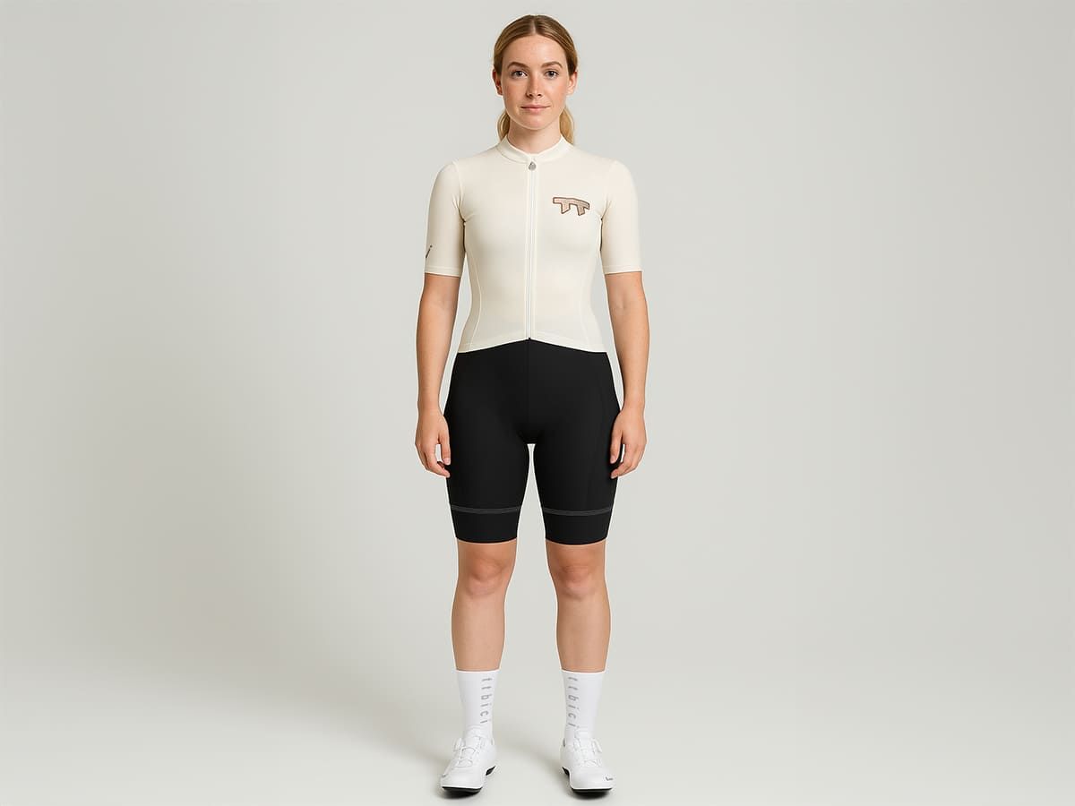 E Line Women's Classic Bib Shorts 女款經典車褲 / 黑色