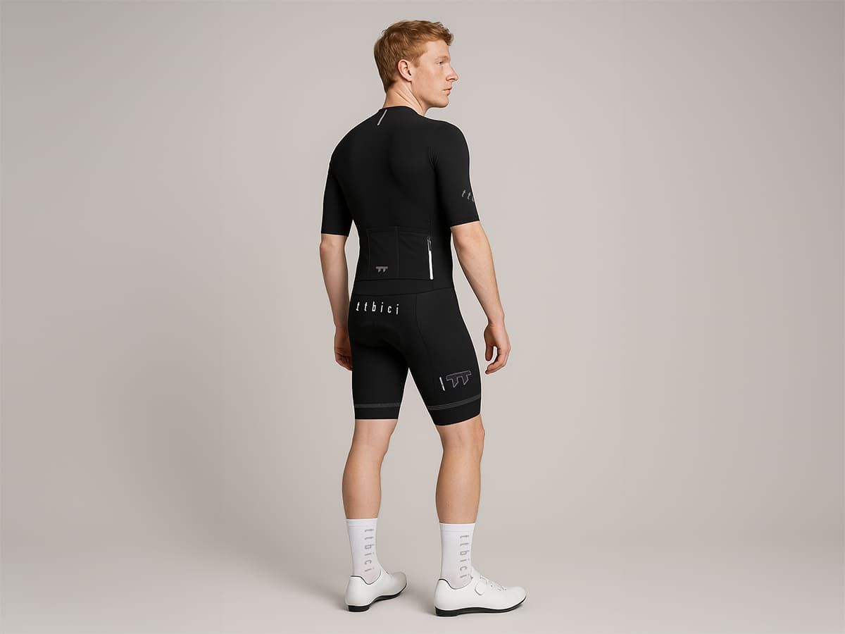 E Line Men's Classic Jersey 男款經典車衣 / 黑色