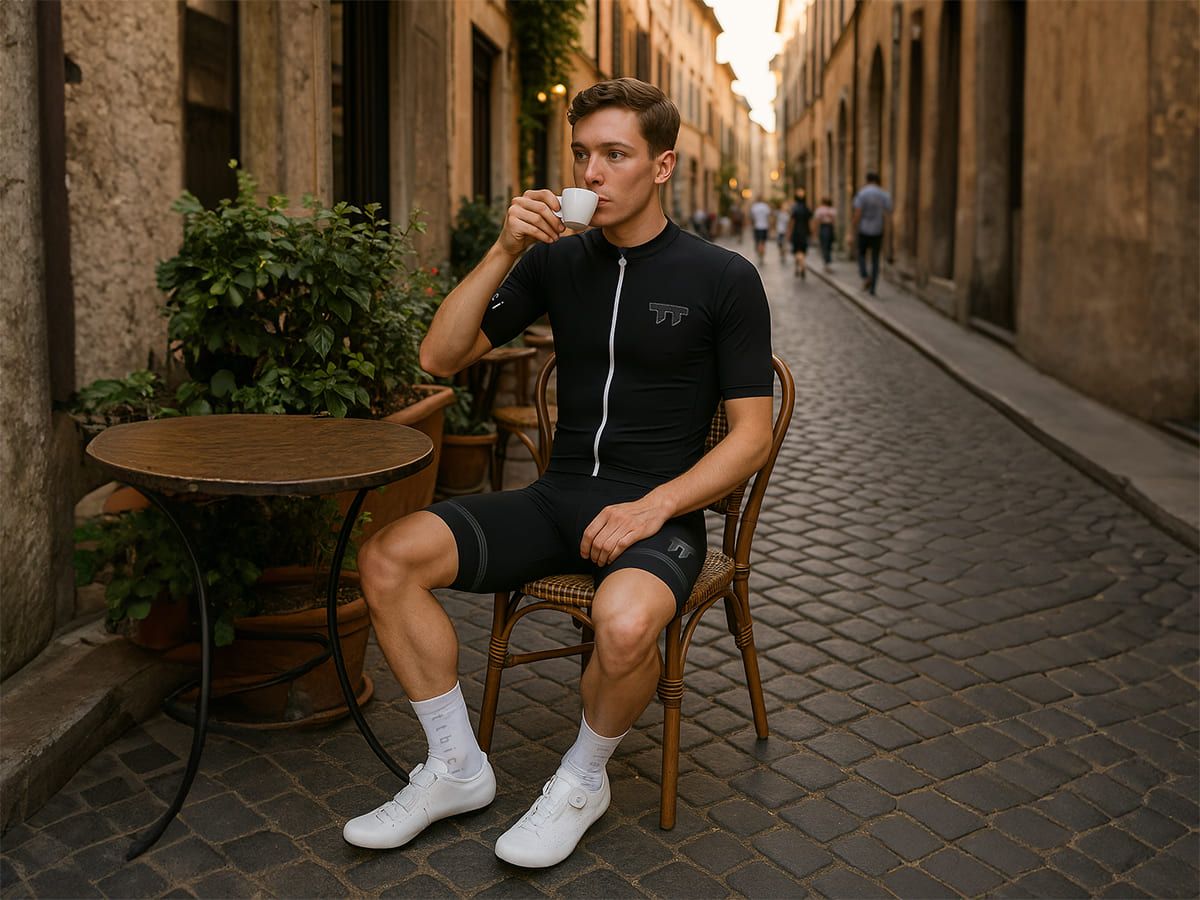 E Line Men's Classic Jersey 男款經典車衣 / 黑色