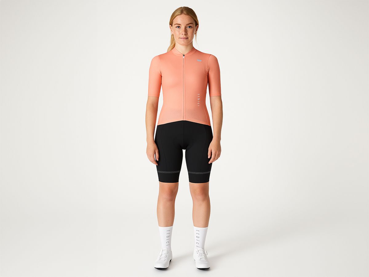 a Line Women's Lightweight Jersey 女款輕量車衣 / 蜜桃粉