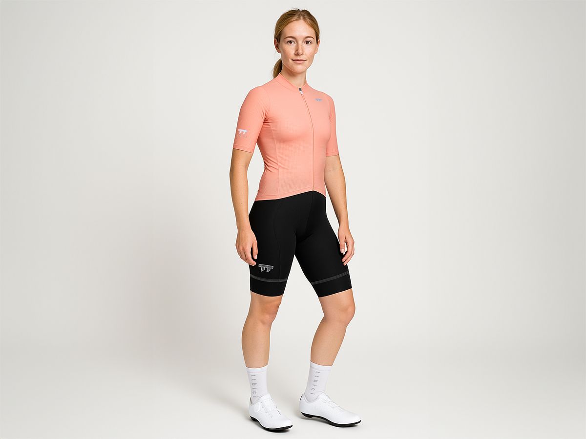 a Line Women's Lightweight Jersey 女款輕量車衣 / 蜜桃粉