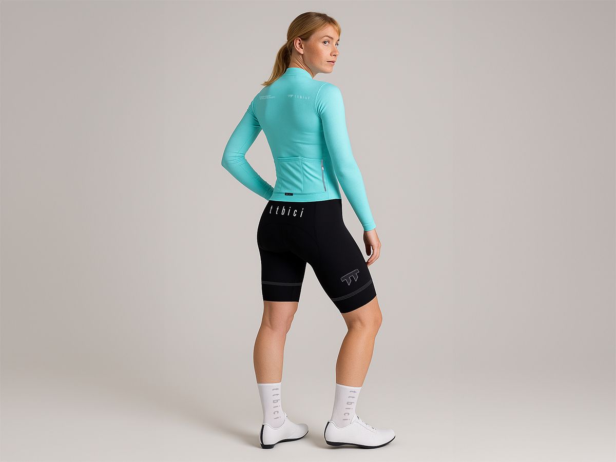 a Line Women's Lightweight LS Jersey 女款輕量長袖車衣 / 粉末藍