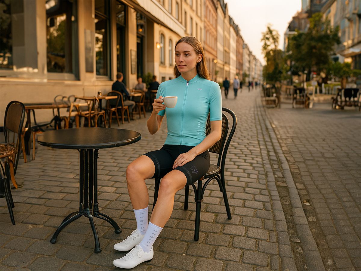 a Line Women's Lightweight Jersey 女款輕量車衣 / 粉末藍