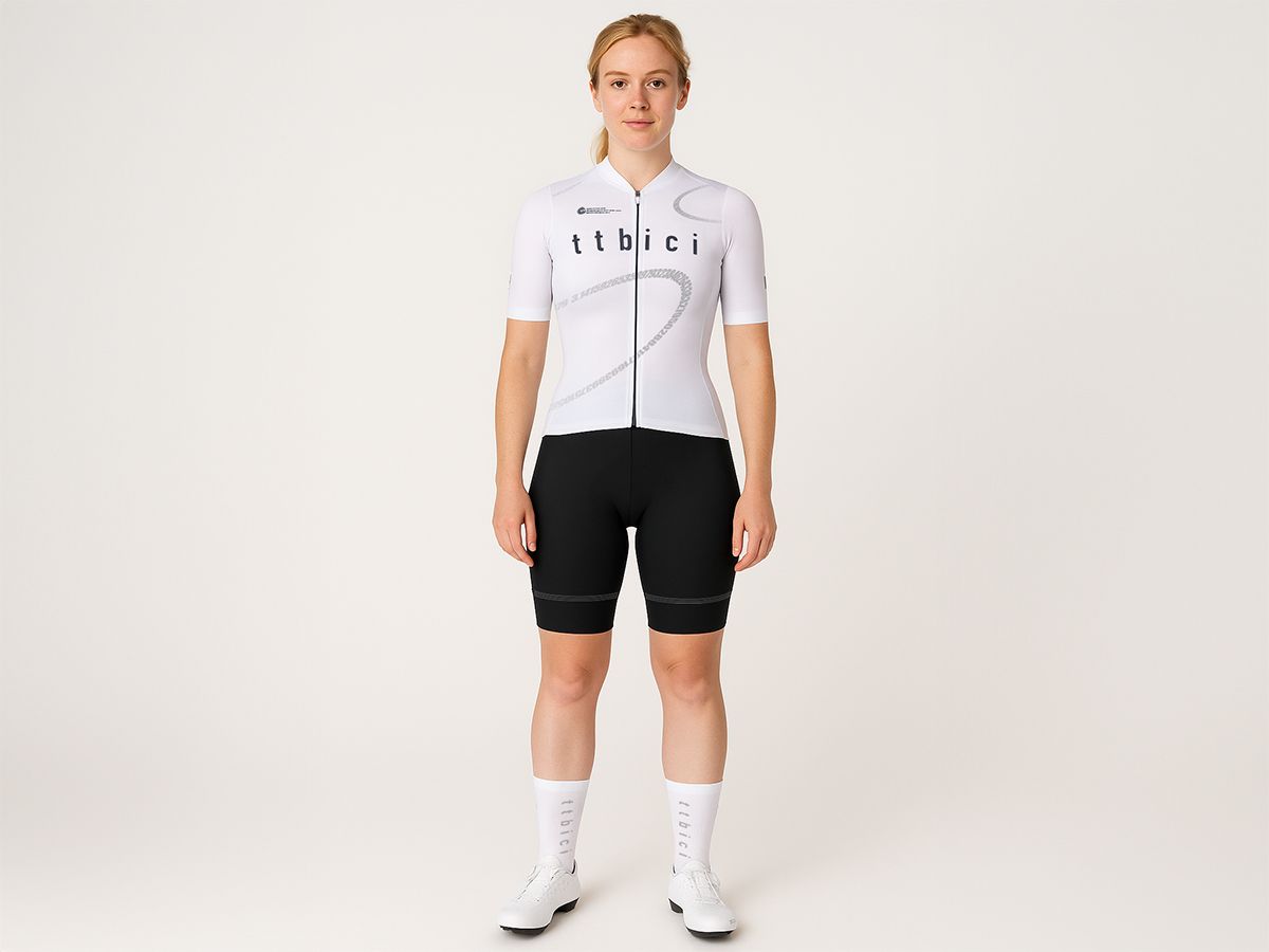 a Line Women's Lightweight Team Jersey 女款車隊版輕量車衣 / 白色