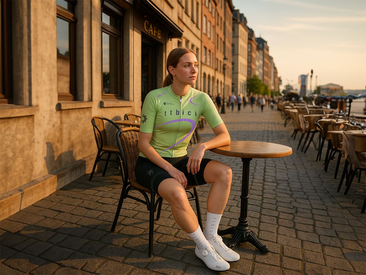 a Line Women's Lightweight Team Jersey 女款車隊版輕量車衣 / 車隊萊姆綠