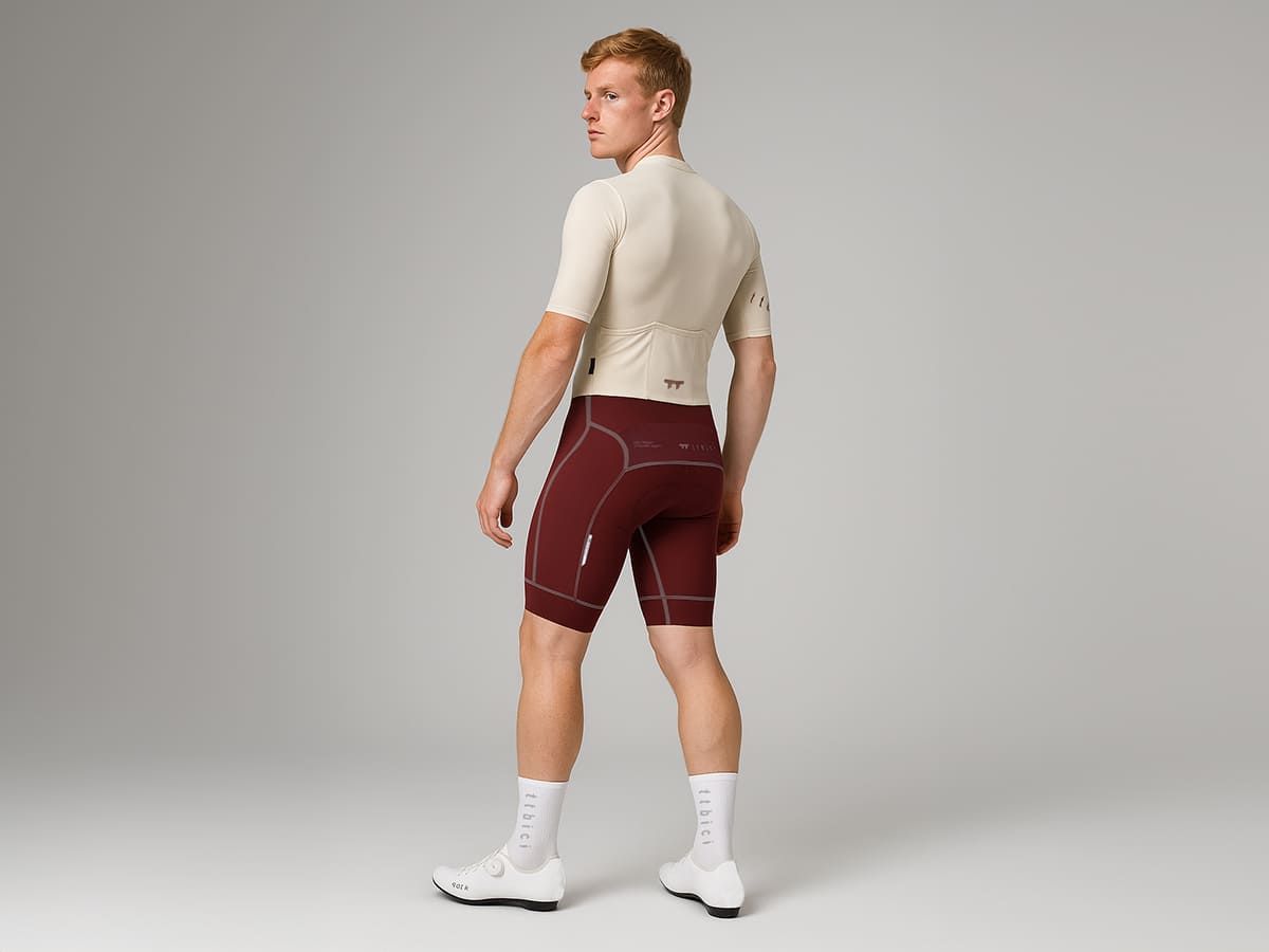 a Line Men's Cargo Bib Shorts 男款輕量口袋車褲 / 巧克力