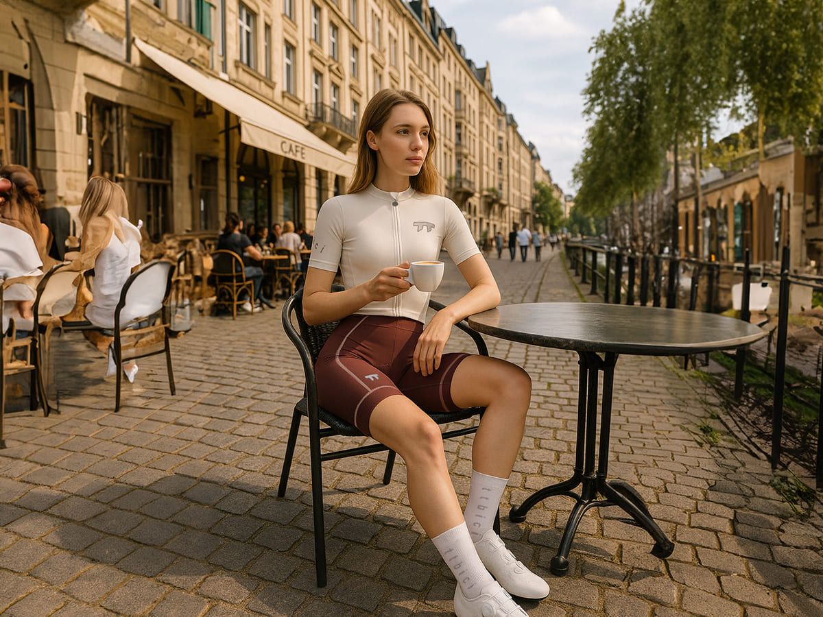 a Line Women's Cargo Bib Shorts 女款輕量口袋車褲 / 巧克力