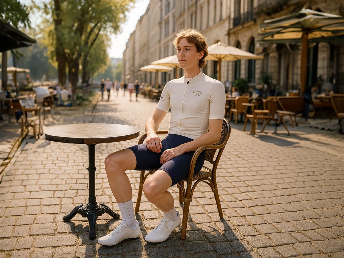 a Line Men's Lightweight Bib Shorts 男款輕量車褲 / 月蝕紫