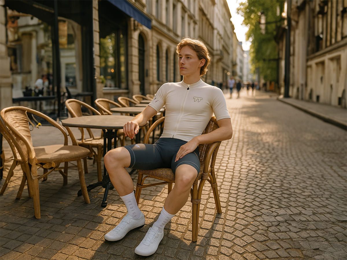 a Line Men's Lightweight Bib Shorts 男款輕量車褲 / 青銅綠