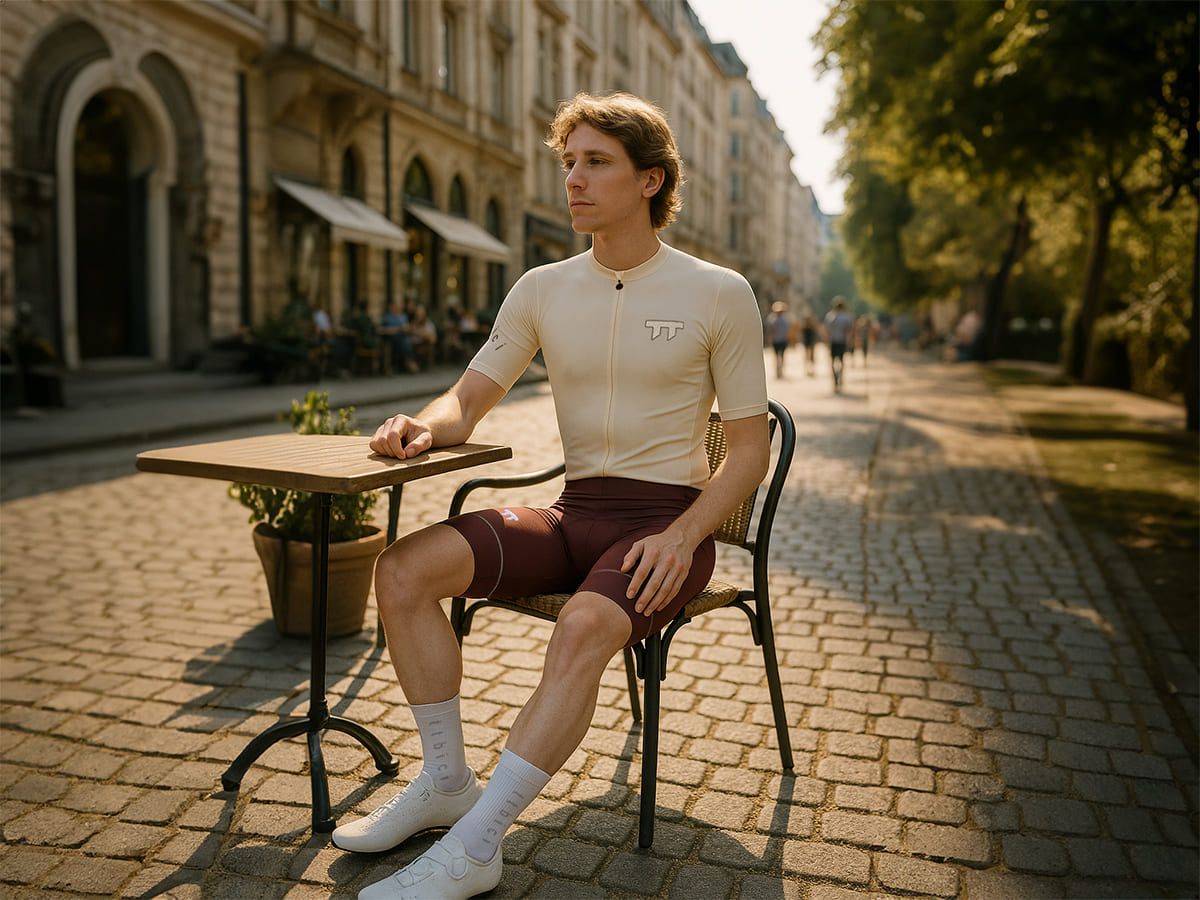 a Line Men's Cargo Bib Shorts 男款輕量口袋車褲 / 巧克力