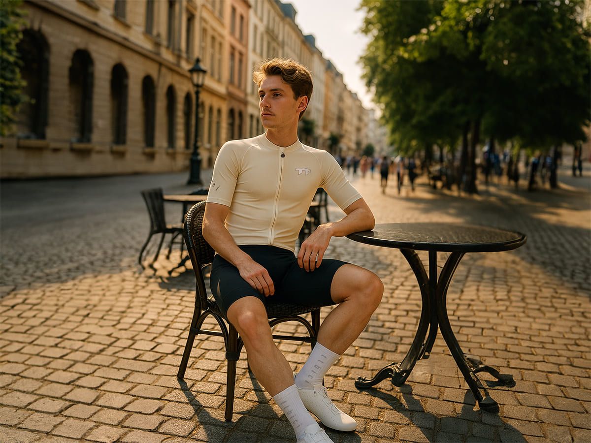 a Line Men's Lightweight Bib Shorts 男款輕量車褲 / 黑色