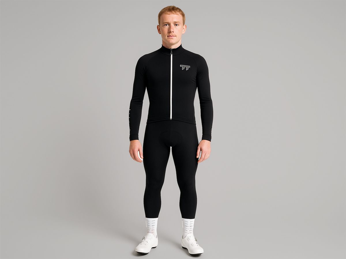 e Line Men's Classic Thermal Ls Jersey 男款經典保暖長袖車衣 / 黑色