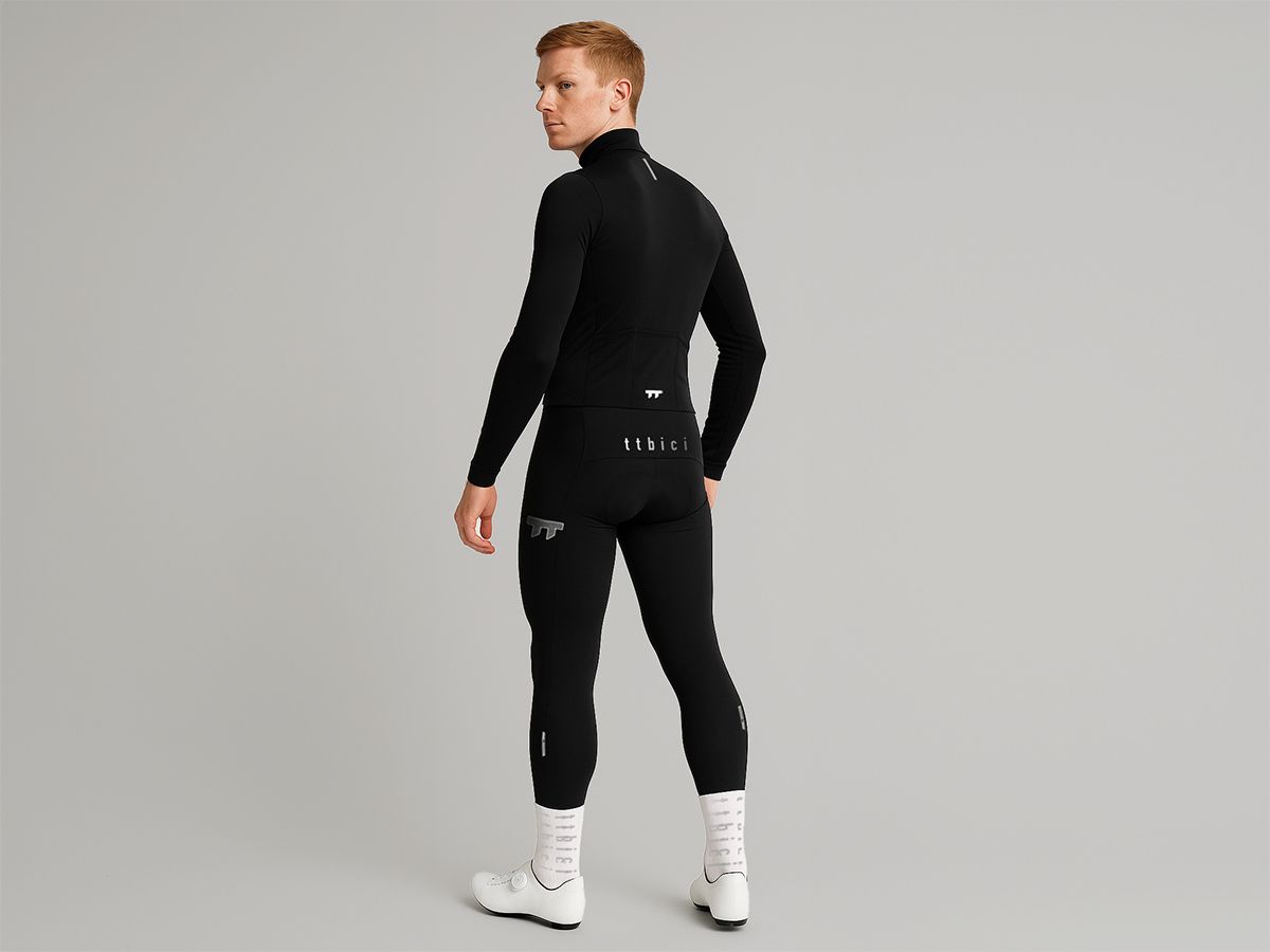 e Line Men's Classic Thermal Ls Jersey 男款經典保暖長袖車衣 / 黑色