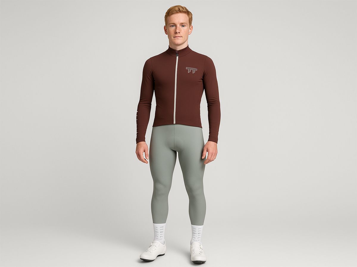 e Line Men's Classic Thermal Tight 男款經典保暖長車褲 / 岩灰