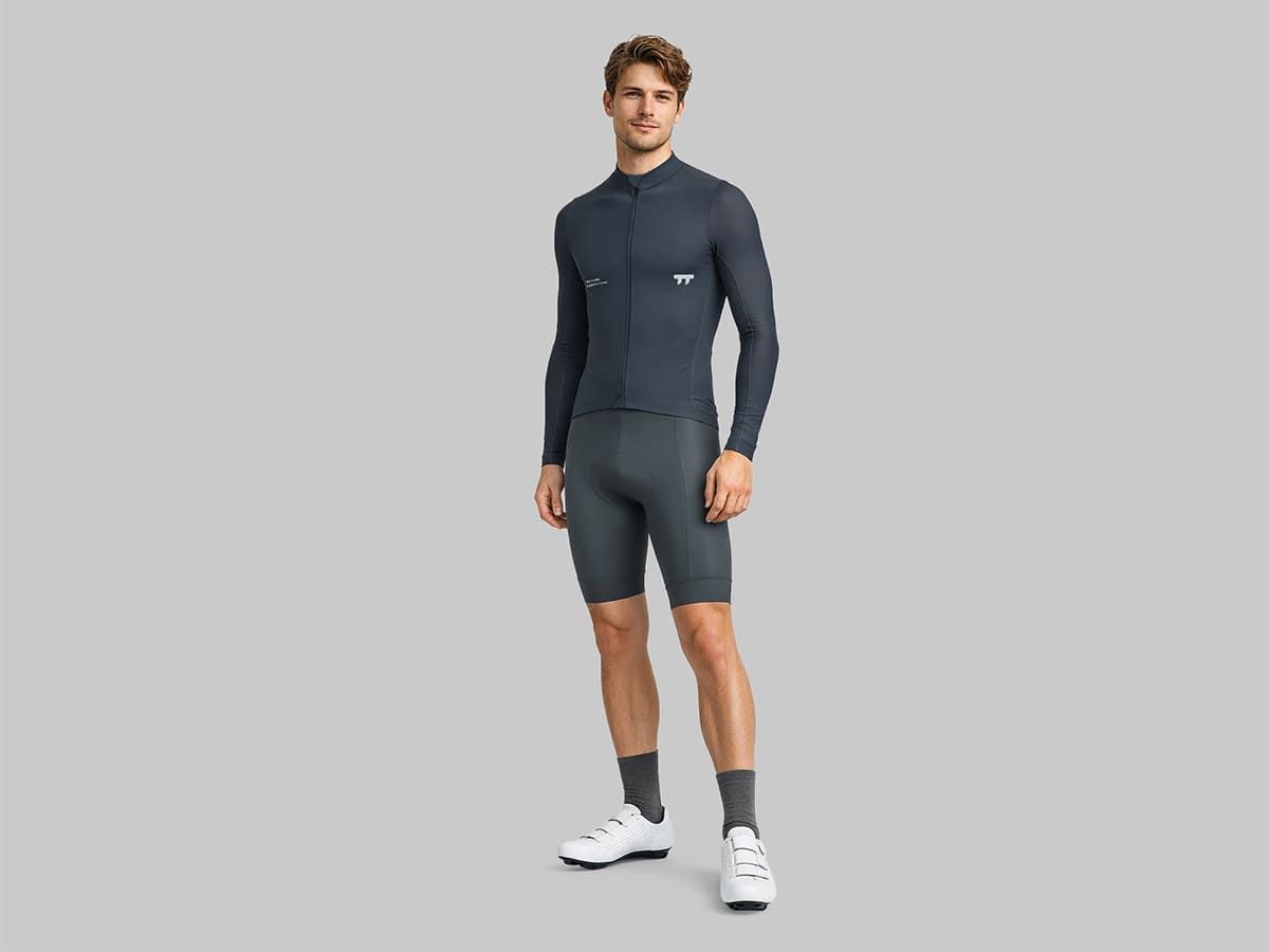 a Line Men's Apex Cargo Bib Shorts 男款口袋車褲 / 炭灰